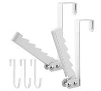 LSNNMU 2Pack Over The Door Hooks Foldable The Drying Rack SpaceSaving Folding Clothes For Laundry Bathroom Bedro Para Balcon