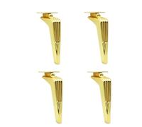 LSNNMU 4 Uds 15/18cm for pies de sofá Patas Muebles Metal Soporte baño gabinete Cama tocador Mesa Centro reemplazo(4pcs 15cm Golden)