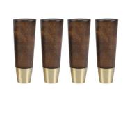 LSNNMU 4 Uds Patas de Muebles sofá Madera Maciza Mesa Centro for reemplazo gabinete baño tocador Cama Altura 8-18cm(8CM-4PCS)