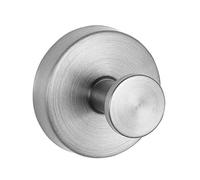 LSNNMU 6 ganchos de metal con ventosa for colgar en la pared, acero inoxidable, resistentes al vacío, reutilizables, impermeables, for ropa baño Para BañO(Silver)