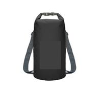 LSNNMU Bolsa Seca Impermeable Bolsa Seca de Almacenamiento Impermeable PVC for Deportes al Aire Libre, 5L/10L/15L/20L/30L, for Canoa, Kayak, Rafting, natación, Kit Viaje, Mochila(Black,5L)