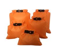 LSNNMU Bolsa Seca Impermeable Bolsa Seca Impermeable for Acampar, a la Deriva, Senderismo, natación, Rafting, Kayak, río, Paquete de Almacenamiento al Aire Libre, 5 uds(Orange)