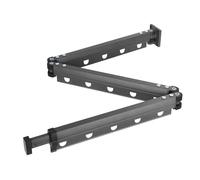 LSNNMU Clothes Drying Rack, Wall Mount Retractable Laundry, Collapsible (Tri-Fold) Space Saver, For Balcony Para Balcon