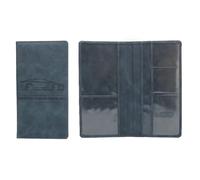 LSNNMU Estuche de Cuero for la matrícula del Coche, Funda for el Seguro del carnet de Conducir, Bolsa for Guardar la Licencia de Conducir, Tarjetero for Tarjetas de crédito(Blue)