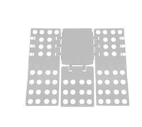 LSNNMU Tabla de plástico for doblar ropa, fácil y rápido lavar, tabla for camisas, herramienta almacenamiento for el hogar for adultos, doblador Para Hogar(Gray)
