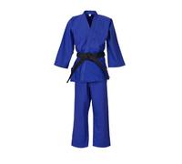 LSNNMU Trajes Judo Ropa de Judo, Ropa de Judo de algodón estándar Gruesa for Hombres y Mujeres, Ropa de competición Azul y Blanca for Adultos Principiantes(Blue,180cm)