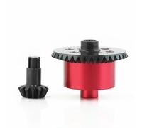 LSNUIND Accesorios Coche RC para Arrma para Kraton para Senton Big para Rock para Granite para Outcast 4x4 1/10 Caja Diferencial Metal 37T Engranaje Principal Entrada 13T Reemplazo Coche RC(Red)