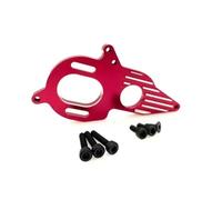 LSNUIND Accesorios Coche RC para Arrma para Senton para Granite para Typhon Big para Rock 4X4 3S para Outcast para Kraton 4X4 4S 1/10 Soporte De Motor De Aluminio Ajustable para Coche RC(Red)