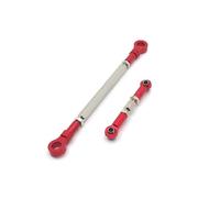LSNUIND Accesorios Coche RC para HuangBo ZP1001 ZP1002 ZP1003 ZP1004 1/10 Bienes De Dirección De Eje Delantero Metálicos Piezas Y Accesorios para Coches RC Actualización Reemplazo Y Uso(Red)