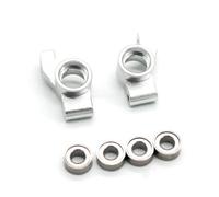 LSNUIND Accesorios Coche RC para LOSI Micro-B 2WD RTR LOS00007 1/24 Rueda Trasera Metálica Asiento Coche RC Vehículos Oruga Piezas Accesorios Mejoras Repuestos(Silver)
