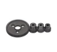 LSNUIND Accesorios Coche RC para Traxxas para Slash 4X4 para Stampede 1/10 para Summit Engranaje Recto De Acero Endurecido 54T con Piñón 15T/17T/19T Piezas De Coche RC Actualización Y Reemplazo