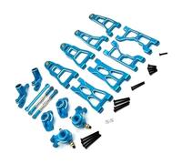 LSNUIND Accesorios Coche RC para UD1201 UD1202 UD-12PRO 1/12 Kit Montaje Dirección Brazo Suspensión Delantera Y Trasera Metal Actualización Coche RC Accesorios Reemplazo Reparación(Blue)
