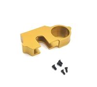 LSNUIND Accesorios Coche RC para Wltoys 144001 144002 144010 124007 124016 124017 124018 124019 Cubierta Metálica Engranaje Reductor Accesorios Coches RC Actualizaciones Reemplazos(Yellow)