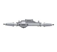 LSNUIND Accesorios RC para Axial para Wraith 90018 RR10 para Capra 1.9 para UTB 1/10 CNC Aluminio Eje Delantero Trasero Completo con Montaje Servo Barra Acoplamiento RC Crawler(Silver,Rear)