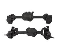 LSNUIND Accesorios RC para Bronco para TRX4 G63 6x6 1/10 Carcasa De Eje De Portal Integrada En Aluminio CNC Delantera Intermedia Trasera Piezas De Mejora para Orugas RC(Black)