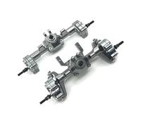 LSNUIND Accesorios RC para FCX24 Xiaoqi Crusher K5 para FMS 1/24 Kit De Actualización Eje Portal Eje Delantero Trasero Totalmente Metálico Modelos RC(Gray,Set)