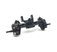 LSNUIND Accesorios RC para FMS para FCX24 Xiaoqi Crusher K5 1/24 Kit De Actualización De Eje Pórtico - Eje Delantero Y Trasero Totalmente Metálico para Modelos RC(Black,Front)