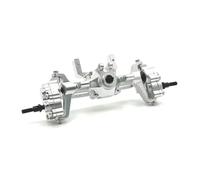 LSNUIND Accesorios RC para FMS para FCX24 Xiaoqi Crusher K5 1/24 Kit De Actualización De Eje Pórtico - Eje Delantero Y Trasero Totalmente Metálico para Modelos RC(Silver,Front)