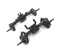 LSNUIND Accesorios RC para FMS para FCX24 Xiaoqi Crusher K5 1/24 Kit De Actualización De Eje Pórtico - Eje Delantero Y Trasero Totalmente Metálico para Modelos RC(Black,Set)