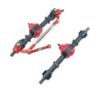 LSNUIND Accesorios RC para MN D90 D91 D96 D99S para MN-90 para MN99S 1/12 Delantero Trasero De Metal con Eje Transmisión Accesorios Mejoras para Coches RC(Black)