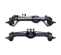 LSNUIND Accesorios RC para Vanquish VS4-10 para Phoenix F10 para LCG 1/10 Eje De Portal Delantero Trasero Aluminio Mecanizado para Crawler RC Piezas De Mejora del Chasis(Black,Set)