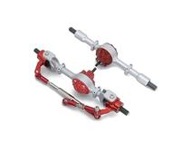 LSNUIND Accesorios RC para WPL C14 C24 C54 D12 D42 C74 C74-1 C64 Accesorios para Modificación Y Mejora De Vehículos De Control Remoto con Eje Metálico(Silver)