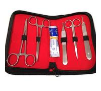 LSOAARRT Kit de disección de alta calidad para estudiantes, acero inoxidable (A)