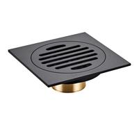 LSOAARRT Sumidero Sifónico Salida Vertical de Acero Inoxidable, Desagüe de Ducha 10 x 10cm (1#)