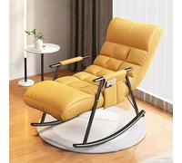 Lsoiup Sillón mecedor Moderno reclinable con 5 Posiciones de Respaldo y cojín Acolchado Suave para Sala de Estar y Dormitorio.