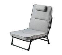 Lsoiup Sillón Plegable portátil, reclinable y Ajustable, Tumbona tapizada con cojín extraíble para el hogar y la Oficina.