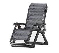 Lsoiup Sillón reclinable Ajustable de 90° a 170°, Silla de Gravedad Cero de aleación de Aluminio, tumbonas para balcón, Silla de Siesta para jardín, Cama portátil para Hospital.