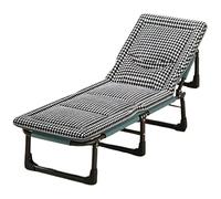 Lsoiup Sillón reclinable de Gravedad Cero Ajustable, Plegable y con cojín Suave para Patio, Ideal para Interiores y Exteriores.