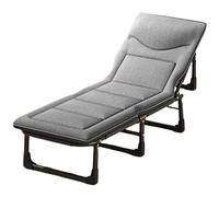 Lsoiup Sillón reclinable de Gravedad Cero Ajustable, Plegable y con cojín Suave para Patio, Ideal para Interiores y Exteriores.