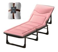 Lsoiup Sillón reclinable de Gravedad Cero Ajustable, Plegable y con cojín Suave para Patio, Ideal para Interiores y Exteriores.