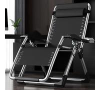 Lsoiup Sillón reclinable Plegable 3 en 1, de Gravedad Cero, Ajustable, Ideal para Acampar.
