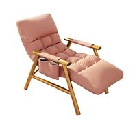 Lsoiup Sillón reclinable tapizado Moderno con Estructura de Acero, cómodo sofá Individual para Dormitorio y balcón.