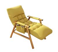 Lsoiup Sillón reclinable tapizado Moderno con Estructura de Acero, cómodo sofá Individual para Dormitorio y balcón.
