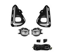 Lspbfkq Faro antiniebla Para Toyota Para Corolla Para Axio 2018-2021 Conjunto Lámpara Antiniebla Parrilla Faro Cables Marco Botón Cubiertas Cromadas Antiniebla Delantero(Led Fog Lamp)
