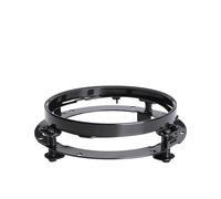 Lspbfkq Faro Principal Faros Delanteros LED Redondos 7 Pulgadas H4 DRL 12 V 24 Con Halo Angel Eyes Para Jeep Para Wrangler JK Todoterreno Faro Delantero Coche(Black bracket)