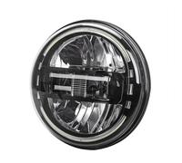 Lspbfkq Faro Principal Faros Delanteros Todoterreno LED 12 V Y 24 V Para Jeep Para Wrangler JK, Luz Circulación Diurna 7 Pulgadas Faro Delantero Coche(1PC Black)