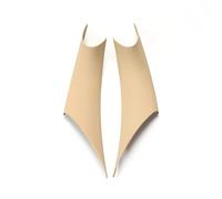 Lspbfkq Manija Puerta Automóvil Para 3/GT 4 Series F30 F35 2012-2018 Estilo Coche Manija Panel Puerta Interior Cubierta Protectora Tracción Embellecedor Negro 2 Uds(Beige)