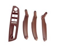 Lspbfkq Manija Puerta Automóvil Para E70 E71 X5 X6 2007-2014 LHD Manija Puerta Interior Antera Trasera Coche Panel Embellecedor Tracción(Brown)