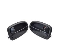 Lspbfkq Manija Puerta Automóvil Para Hyundai Para Matrix Para Lavita 2001-2010 Accesorios Coche Manija Puerta Interior Izquierda Recha 82610-17000 82620-17000 Negro/cromo(Black A Pair)