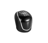Lspbfkq Para Ford C-Max Para Focus Mk2 Mk3 Para Grand Para Galaxy Para Kuga Para Custom S-Max Headball Perilla Cambio Marchas Palanca Manual Pomos Palanca Cambios(6-Speed Black)