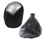 Lspbfkq Para IVECO Para DAILY 2006-2017 Coche 5/6 Velocidad Palanca Cambios Pomo Cuero Funda Pomos Palanca Cambios(6 Speed withhole)