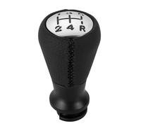 Lspbfkq Para Peugeot 206 406 Perilla Palanca Cambios Cuero Cubierta Bota Polaina Accesorios Coches Pomos Palanca Cambios(Black A)