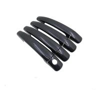 Lspbfkq Para Peugeot 308 SW Para CC Para RCZ 2007-2013 Cubiertas Cromadas Manija Puerta Fibra Carbono Embellecedoras Accesorios Estilo Coche Manija Puerta Exterior