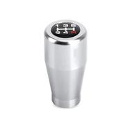 Lspbfkq Perilla Cambio Marchas Universal 5 Velocidades Transmisión Manual Recorrido Corto Cabezal 7 Cm Elegante Palanca Cambios Aluminio Pomos Palanca Cambios(Silver 7cm)
