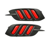 Lspbfkq Piloto Trasero Para Civic 2016 2017 2018 Reflector LED Luz Trasera Luz Advertencia Freno Lámpara Antiniebla Trasera Luz Parachoques Trasero 1 Par(Model C Red Cover,2 Functions)