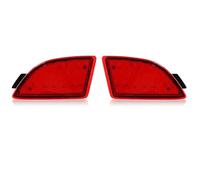 Lspbfkq Reflector Parachoques Trasero para Mazda 3 para Axela Hatchback 2013-2016 Luz De Freno Luz Trasera LED Lámpara Reflectora De Parachoques(2X Red)